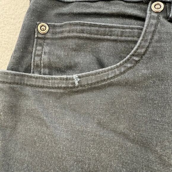 Duluth Trading Co. Jeans Men's 34x32 Black Flex Firehose Straight Leg Work EUC - Picture 15 of 15